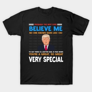 You're A Great Dad Funny Trump Christmas T-Shirt